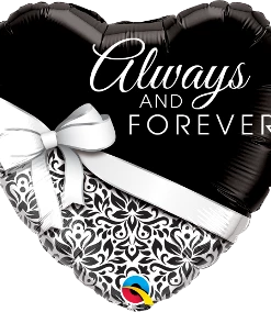 Funtastic Balloon Creations Single Foils Always And Forever Heart
