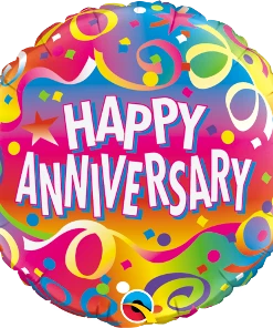 Funtastic Balloon Creations Colorful Happy Anniversary