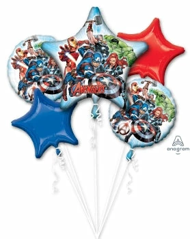 Funtastic Balloon Creations Avengers Balloon Bouquet Kit (5 Mylar Balloons) Birthday 3 Funtastic Balloon Creations Avengers Balloon Bouquet Kit (5 Mylar Balloons) Birthday