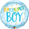 Funtastic Balloon Creations Baby Boy Banner And Dots 1 Funtastic Balloon Creations Baby Boy Banner And Dots