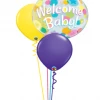 Funtastic Balloon Creations Baby Shower Bouquet (1 Bubble, 3 Latex) (Select You Colors)