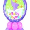 Funtastic Balloon Creations Baby Shower Elephant Centerpiece (1 Foil, 10 Latex)
