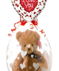 Funtastic Balloon Creations Bear In A Bubble Love & Romance