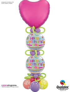 Funtastic Balloon Creations Seasonal Best MOM Tower