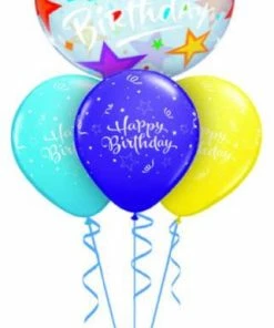 Funtastic Balloon Creations Birthday Bubble (1 Bubble, 3 Latex)