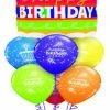 Funtastic Balloon Creations Birthday Cake Bouquet (1 Giant Cake, 6 Latex)