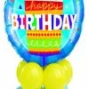 Funtastic Balloon Creations Birthday Cake Mini (1 Foil, 10 Latex)