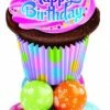 Funtastic Balloon Creations Birthday Cupcake Super ( 1 Giant Cupcake, 8 Latex)