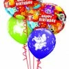 Funtastic Balloon Creations Birthday Party Animal's Classic (2 Foils, 3 Latex)