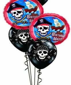 Funtastic Balloon Creations Birthday Pirate Classic (2 Foil, 3 Latex)