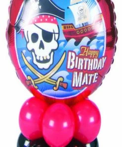 Funtastic Balloon Creations Birthday Pirate Mini (1 Foil, 10 Latex)