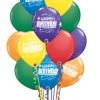 Funtastic Balloon Creations 61 Balloon Birthday Bouquet (61 , 11" Latex)