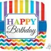 Funtastic Balloon Creations Happy Birthday Chevron Birthday Single Foils 2 Funtastic Balloon Creations Happy Birthday Chevron Birthday Single Foils