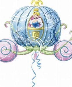 Funtastic Balloon Creations Single Foils Disney Cinderella Carriage