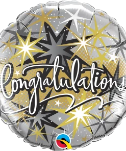 Funtastic Balloon Creations Congratulations Elegant Single Foils