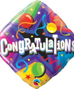 Funtastic Balloon Creations Congratulations Diamond
