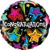 Funtastic Balloon Creations Single Foils Congratulations Stars