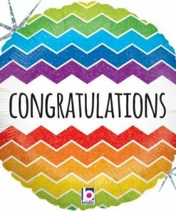 Funtastic Balloon Creations Congratulations Zig Zag