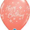 Funtastic Balloon Creations 11" Birthday Elegant Sparkles & Swirls Round Latex Balloons