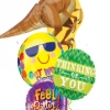 Funtastic Balloon Creations Dinosaur Get Well Bouquet (4 Foils) 2 Funtastic Balloon Creations Dinosaur Get Well Bouquet (4 Foils)
