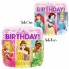 Funtastic Balloon Creations Happy Birthday Disney Princess 2-Sided Single Foils