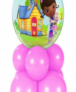 Funtastic Balloon Creations Disney Doc McStuffins Super (1 Bubble, 8 Latex)