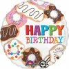 Funtastic Balloon Creations Single Foils Happy Birthday Doughnuts