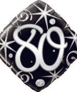 Funtastic Balloon Creations Elegant Happy Birthday Diamonds Single Foils