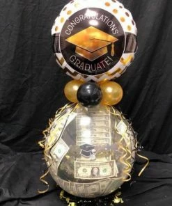 Funtastic Balloon Creations Congratulations Gift In A Bubble Graduate