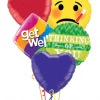 Funtastic Balloon Creations Hearts Get Well Bouquet (6 Foils)