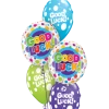 Funtastic Balloon Creations Congratulations GOOD LUCK DOTS (2 Foils, 3 Latex)