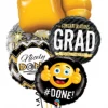 Funtastic Balloon Creations Class Of 21 Bouquet (Optional Personalized) (5 Foils)
