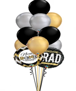 Funtastic Balloon Creations Graduate Mix Bouquet (2 Foils, 11 Latex)