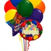 Funtastic Balloon Creations Birthday Balloon Bouquet Custom Name (2 Foil, 10 Latex)