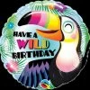 Funtastic Balloon Creations Single Foils Happy Wild Birthday