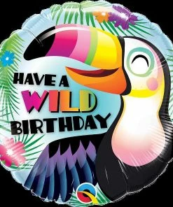 Funtastic Balloon Creations Single Foils Happy Wild Birthday