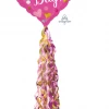 Funtastic Balloon Creations Love & Romance Happy Valentine’s Day Pink, Silver & Gold Airwalker