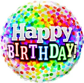 Funtastic Balloon Creations 30 Rainbow Confetti (comes In Ages 18,20,21,30,40,50,60,70,80,90,100) Single Foils 3 Funtastic Balloon Creations 30 Rainbow Confetti (comes In Ages 18,20,21,30,40,50,60,70,80,90,100) Single Foils