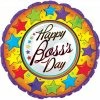 Funtastic Balloon Creations Happy Boss's Day Colorful Stars Single Foils