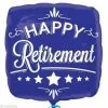 Funtastic Balloon Creations Happy Retirement Square Stars Single Foils