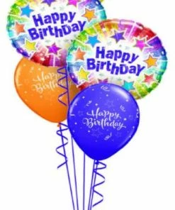 Funtastic Balloon Creations Holographic Birthday Classic (2Holographic Foils, 3 Latex)
