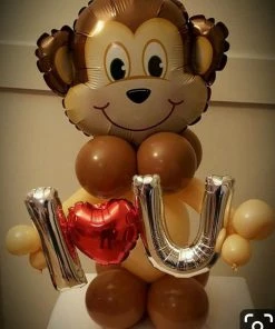 Funtastic Balloon Creations Love & Romance Valentine Animal With A Message