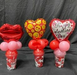Funtastic Balloon Creations Love & Romance Valentine's Candy Cups
