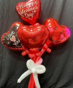 Funtastic Balloon Creations Floating Hearts Love & Romance