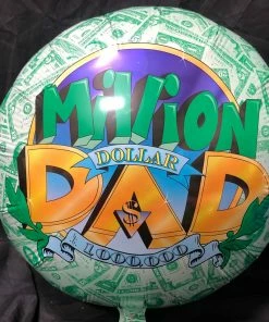 Funtastic Balloon Creations Million Dollar Dad Single Foils