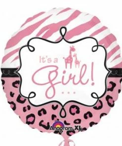 Funtastic Balloon Creations It's A Girl Safari Print