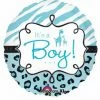 Funtastic Balloon Creations It's A Boy Safari Print Single Foils
