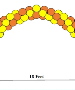 Funtastic Balloon Creations Spiral Arch Point Up At Center Decor