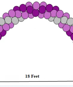 Funtastic Balloon Creations Spiral Arch Pointing Down