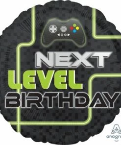 Funtastic Balloon Creations Single Foils Next Level Gaming Birthday